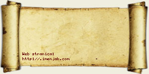 Jana Pančić vizit kartica